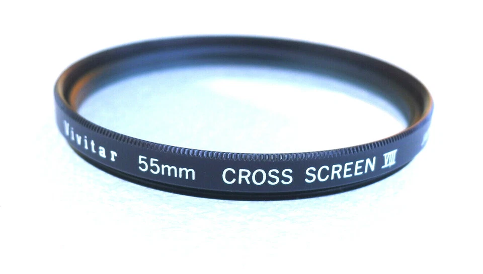 55mm Vivitar Cross Screen VIII 8-Point Starlight Filter - NEW - Image 3 of 4