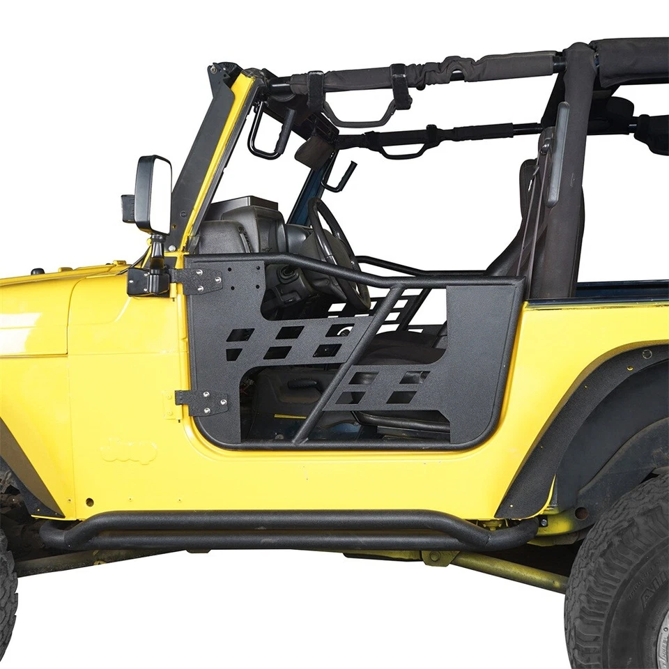 Fit Jeep Wrangler TJ JK JL JT 1997-2024 Tube Steel Half Doors or Mirrors Combo - Image 4 of 4
