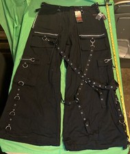 Rare Vintage Tripp NYC Hand Cuff Bondage Chains Pants Men's XL AF896M