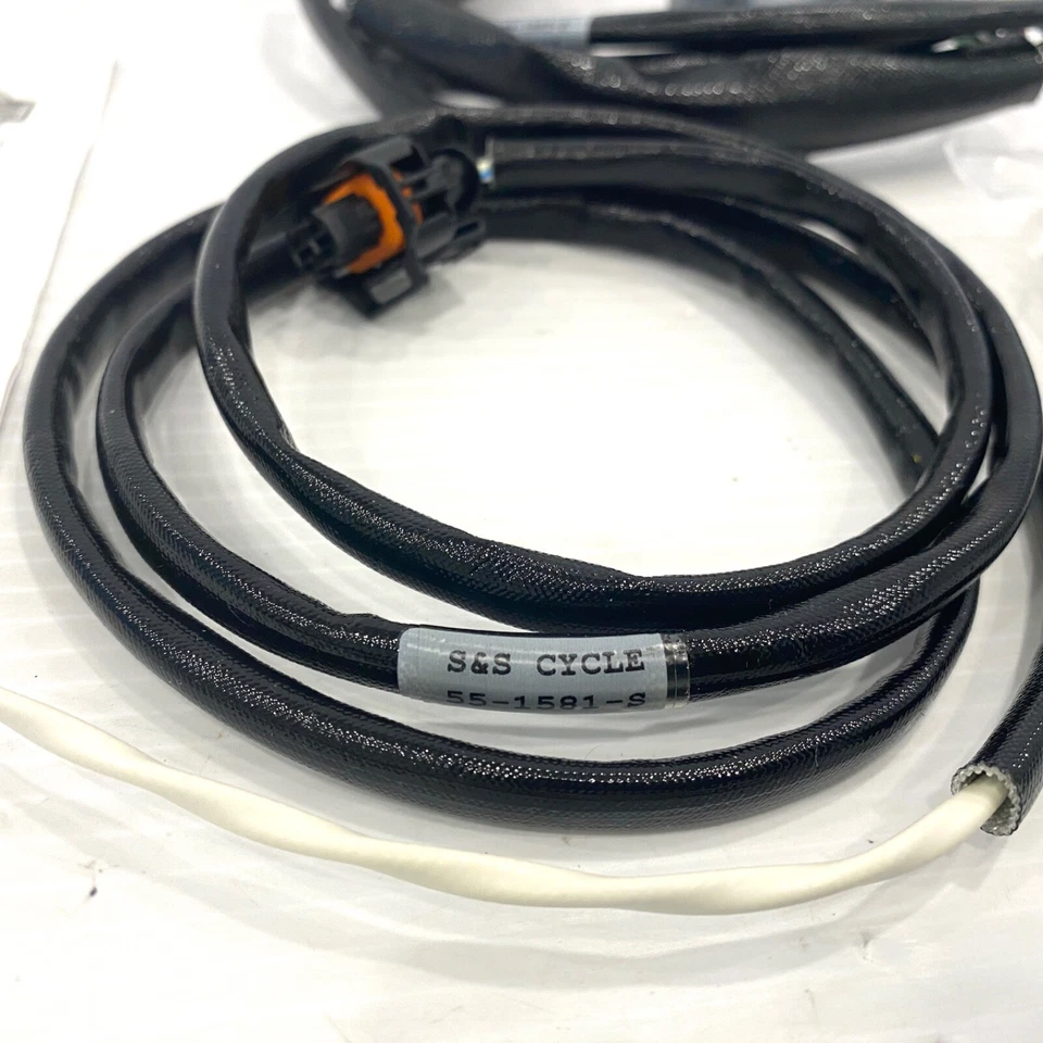 Arnés de cables personalizado para bicicleta S&S EVO 84-99 Harley IST encendido enlace de datos golpe mapa Foto 4 de 4
