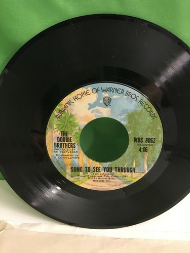 DOOBIE BROTHERS, Black Water, Warner Bros Records 1974 (WBS 8062) 45 RPM - Picture 7 of 9