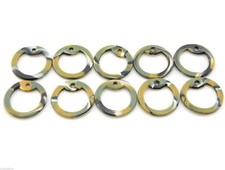 Pack of 10 U.S. Marine Camo Military Army ID Dog Tag Rubber Silicone Silencers