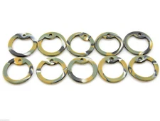 Pack of 10 U.S. Marine Camo Military Army ID Dog Tag Rubber Silicone Silencers