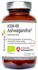 Ashwagandha KSM-66® Bio Écologique Organique (Vitanolide 5%) 10 Mg 60 Gélules