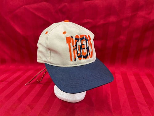 Detroit Tigers MLB Baseball Vintage Tie Back Adjusatable Hat Cap Embroidered - Picture 1 of 6