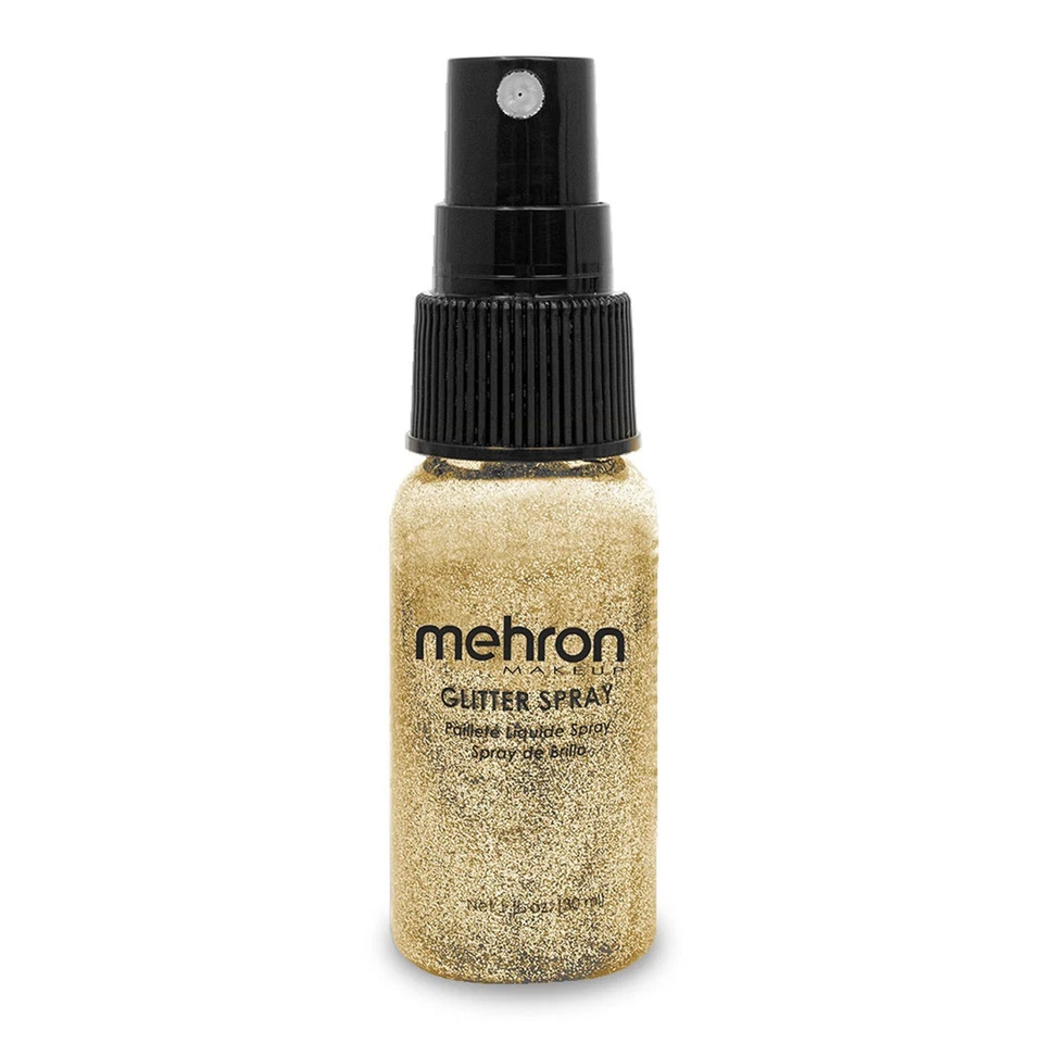 Mehron Glitter Spray 1 OZ Botella-Cara, Cuerpo, Cabello, Ropa, Maquillaje de Escenario-Elige 1 Foto 4 de 4