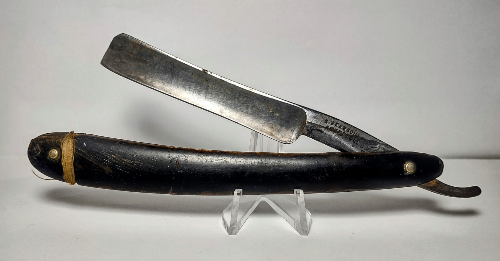 Antique S. Pearson Sheffield 3/4 Straight Razor Shaving Barbers Collectible Rare