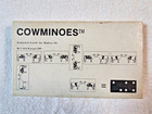 Vintage Cowminoes Dominoes Game 1989 M.D. Woerpel CowoC Inc Farm Cows Bulls