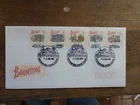 AUSTRALIA 1990 BOOMTIME SET/STRIP 5 STAMPS FDC- MERRIWA COTTAGE MUSEUM