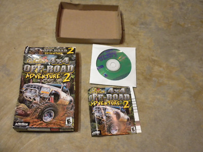 Vintage 2001 Cabelas 4x4 4 X 4 Off Road Adventure 2 PC CD ROM Computer Game