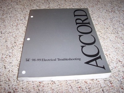 1998- 1999 Honda Accord Electrical Wiring Diagram Manual