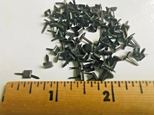 HyGlo Deco Fasteners-Mini Brad - 4mm Antique Bronze Square - 100 -NEW