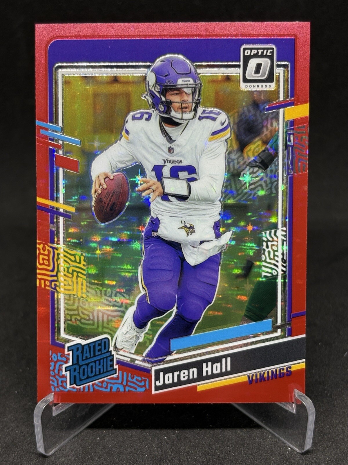 2023 Donruss Optic International Red Stars Jaren Hall VIKINGS RC #270 123124