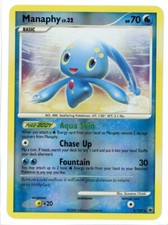 Manaphy Reverse Holo 8/100 Majestic Dawn Pokemon Card on eBay