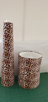 Love Frankie Handmade Velvet Portable lamp in Luxe Leopard 112cm _3_3