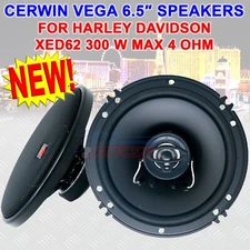 CERWIN-VEGA XED62  300W 6.5" XED SERIES 2-WAY COAXIAL CAR SPEAKERS 4-OHMS NEW!