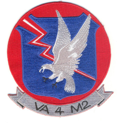 VA-4 M2 Attack Squadron Four M Two Patch