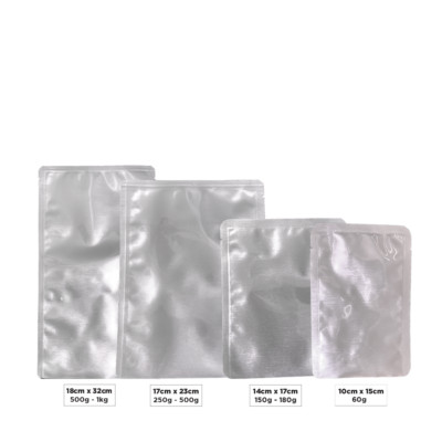 50pcs Retort Aluminium Foil Vaccum Bag Pouch High Temperature 130  Sterilization