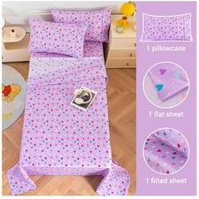 Colorful Hearts Twin Sheet Pillowcase