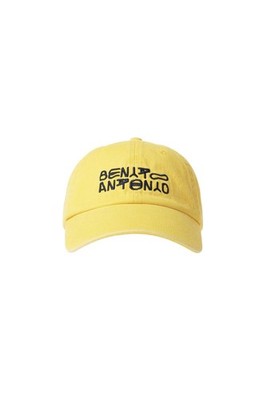 Zara Bad Bunny Benito Antonio Collection - Faded Cap Embroided with Logo Yellow