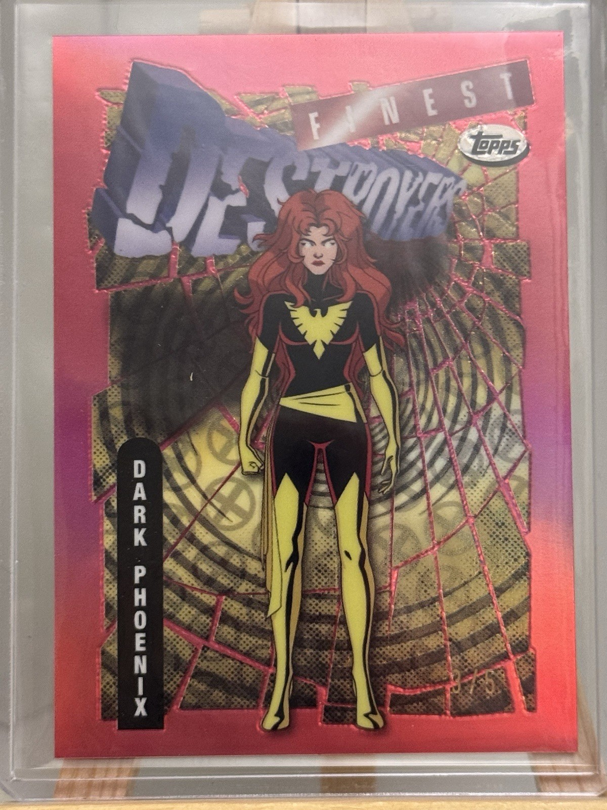 2025 Topps Finest Marvel X-Men '97  Refractor RARE #87 Dark Phoenix 3/5