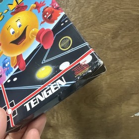 Pac Man TENGEN Grey (Nintendo NES) in Box Heavy Wear