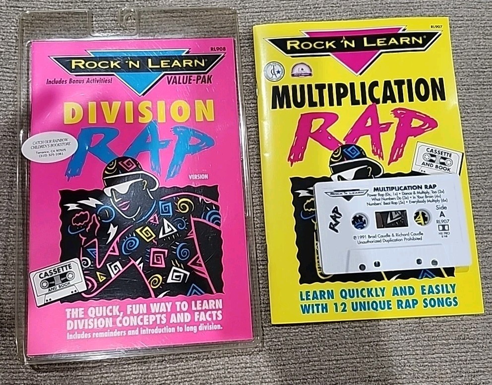 MADLOCKS 2CD OG 同捆 G RAP rare ROCK 'N LEARN DIVISION RAP Brad and Richard Caudle (1992, Book+CD+