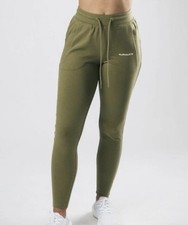 NEW ALPHALETE Women's Essential Core Jogger Light Olive Size S Small