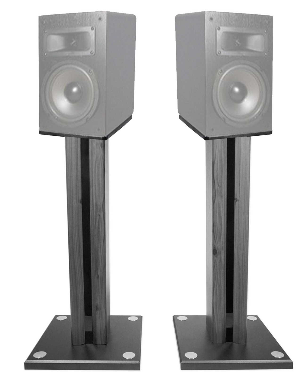 Pair 26'' Bookshelf Speaker Stands For Acoustic Audio PSS-52 Bookshelf Speakers