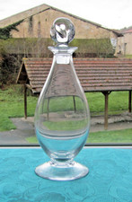Carafe en cristal de Daum signé modèle Bolero