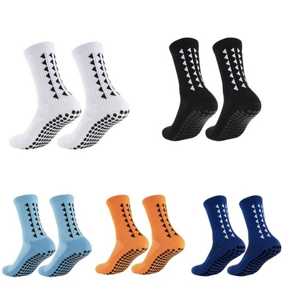 5/10 Pairs Sports Grip Socks Football Rugby Anti Slip Non Slip Grip Socks