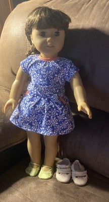 American Girl Samantha Parkington 18'' Doll Brown Hair/Eyes Good Condition