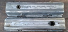Vintage 1950's-60's Chevy Corvette Valve Cover Set Staggered Bolt Pattern...