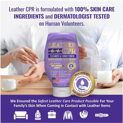All-in-One Leather Care 18oz - Revives Furniture, Car Seats