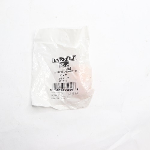 Everbilt Male Adapter Copper Pressure Cup x MIPT 3/4" x 1/2" C604HD3412 C604