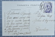 Postal La Puda de Montserrat. Spain, Barcelona 1944 tc1386