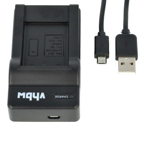 USB Akku Ladegerät 4,2V für Olympus VR310 VR320 VR-320 VR325 VR-310 VR-325 VR330 - Bild 6 von 9