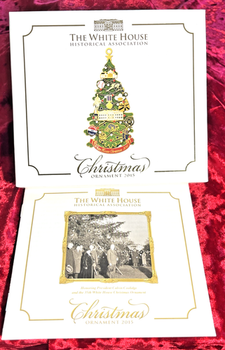 White House Historical Association Hanging Ornaments, J Hoban & Calvin Coolidge - Picture 2 of 14