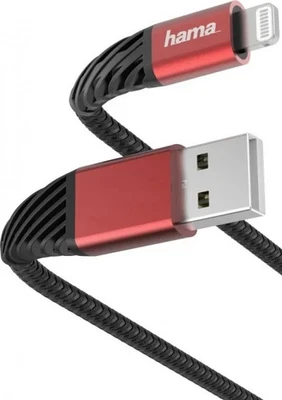 Hama I-Phone Lade-/Datenkabel "Extreme", USB-A - I-Phone Plug, 1,5 m, 00187217 - Bild 1 von 4