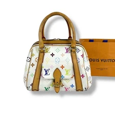 Louis Vuitton Monogram Multicolor Priscilla Satchel  Hand Bag M40096 Authentic