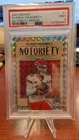 2024 Panini Mosaic Notoriety Patrick Mahomes II #1 Silver PSA 9