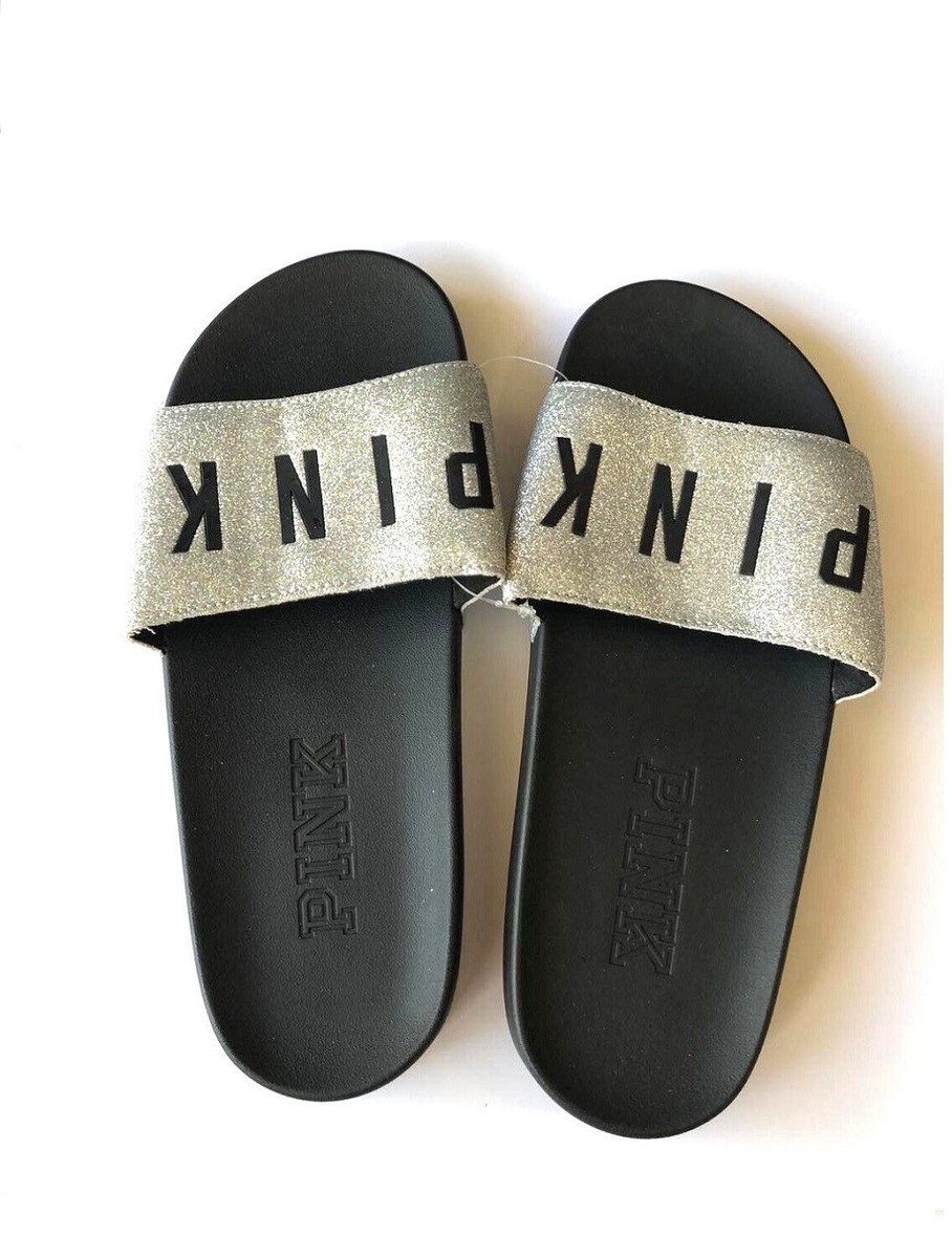 Glitter Victoria Secret Slip On Sandals Victoria's Secret Pink