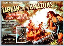 #4702 Edgar Rice Burroughs Tarzan Maxi Card w/Tarzana CA Cancel