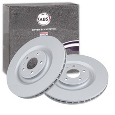 2x A.B.S. BREMSSCHEIBEN 350mm HINTEN passend für AUDI A6 A7 A8 E-TRON Q7 Q8 VW