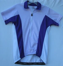 Bergamo short sleeve 2 pocket cycling jersey women's size 16" armpit to armpit