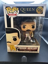 Funko POP! Figura Vinilo Freddy Mercury Queen At Wembley 1986 #96 - Nueva