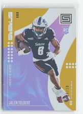 2022 Panini Chronicles Status Draft Picks Jalen Tolbert #20 Gold RC Rookie /10