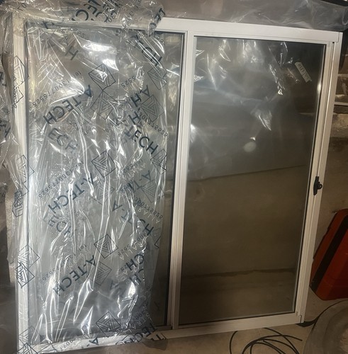 ALUMINIUM WINDOW, 1200 x 1200H, SURF MIST COLOUR, BRAND NEW