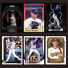 Freddie Freeman Lot 6 Baseball Cards 2022 Panini Prizm Championship Stage Braves