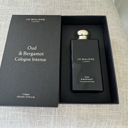 Jo Malone Oud & Bergamotte 3,4 flüssige Unzen Kölnisch Wasser Intensiv 100 ml Spray Neu im Karton